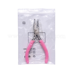 45＃炭素鋼ジュエリープライヤー  ラウンドラジオペンチ  艶出し  ピンク  11.8x6.7x0.9cm&nbsp;PT-YW0001-07