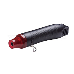 タイプ C プラグ (ヨーロッパプラグ) 230v ミニヒートガン  熱風銃ツールは銃を縮めます  DIYシュリンクラップ乾燥ペイントエンボス用  ブラック  225x43x47mm&nbsp;TOOL-D054-02B