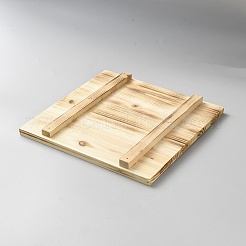 木製断熱ポットマット  多機能キャセロールホルダー  正方形  モカシン  240x240x23mm&nbsp;AJEW-WH0270-479