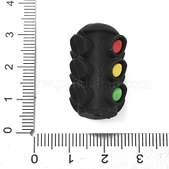 シリコンビーズ  焦点ビーズ  信号機  信号機  27x19x19mm  穴：2mm&nbsp;SIL-I014-01B