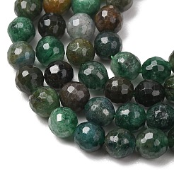 天然フクサイトビーズ連売り  ラウンド  ファセット（128ファセット）  6~6.5mm  穴：0.7~0.8mm  約60~61個/連  14.96''（38cm）〜15.35''（39cm）&nbsp;GG-CBADA9D-A01-6mm