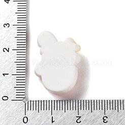 クリスマステーマの不透明樹脂デコデンカボション  ジュエリー作りのための  食器  25x19x8.5mm&nbsp;RESI-F053-C03