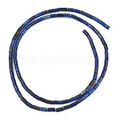 染め加工天然のラピスラズリビーズ連売り  コラム  4x2mm  穴：0.8mm  約102個/連  15.75''（40センチメートル）&nbsp;GG-CBAED3F-A08