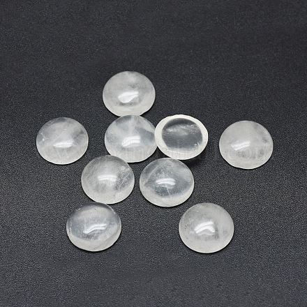 天然水晶カボション  ロッククリスタルカボション  半円  12x4~4.5mm&nbsp;G-G788-D-10-1