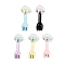 Resin Cabochons, Mixed Color, Fork, 18x7x4.5mm