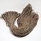 Polyester & Spandex Cord Ropes, 1 Inner Core, with Patterns, for Shoe Lace Cord Making, Tan, 2mm, about 109.36 yards(100m)/bundle