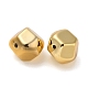 CCBプラスチックビーズ  ポリゴン  ゴールドカラー  17x16x16mm  穴：3mm&nbsp;CCB-B003-20G-2