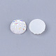 樹脂カボション  半円  ホワイト  12x3~3.5mm&nbsp;X-CRES-T012-01A-3