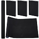 ナイロン生地  綴じ布  長方形  ブラック  890x430mm&nbsp;DIY-WH20062-133F-1