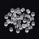 プラスチック製ピアスキャッチ  ピアスバックキャッチ  透明  3x2.5mm  穴：0.5mm&nbsp;KY-R011-05-1
