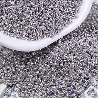 MIYUKIデリカビーズ  シリンダー  日本製シードビーズ  11/0  （db0429)亜鉛メッキライトスモーキーアメジスト  1.3x1.6mm  穴：0.8mm  約2000PCS /ボトル  10 G /ボトル&nbsp;SEED-JP0008-DB0429