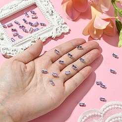 プレシオサ® マキシマ クリスタル 縫い付けカップ  マルチ連リンク  チェコクリスタル  真鍮製爪付き台座付き  719 39 090 バゲット  銀  バイオレット20310個  7x3mm&nbsp;X-PRC-SF7-20310-S