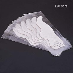 厚紙アンクレット表示カード  ホワイト  155x50x0.8mm  120個/セット&nbsp;CDIS-PH0001-10