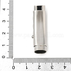304ステンレススチール製バヨネット留め具  長方形  平らな穴  ステンレス鋼色  39x12x5mm  穴：8.5x5mm&nbsp;STAS-Z147-29P-02