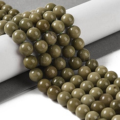 天然アラシャン瑪瑙ビーズ連売り  ラウンド  8mm  穴：1mm  約45~47個/連  15.16''（38.5センチメートル）&nbsp;G-P530-B05-03