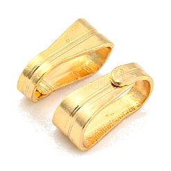 304ステンレススチールスナップオンベイル  ゴールドカラー  6x3x2mm  穴：2x5.5mm&nbsp;STAS-F149-28G