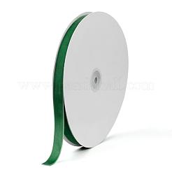 1-1/2インチの片面ベルベットリボン  ミディアムシーグリーン  1-1/2インチ（38.1mm）  約25ヤード/ロール（22.86メートル/ロール）&nbsp;OCOR-R019-38.1mm-161