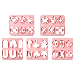 腹筋クッキーカッター  アーチ  ピンク  100x100mm&nbsp;BAKE-YW0001-004