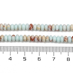 合成寿山石ビーズ連売り  ロンデル  4.5x2mm  穴：0.8mm  約152~158個/連  15.35''（39センチメートル）&nbsp;G-B135-C03-01