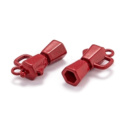 スプレープリント真鍮製ペンダント  ティーポット  ミックスカラー  18x10.7x6mm  穴：2mm&nbsp;KK-P196-C