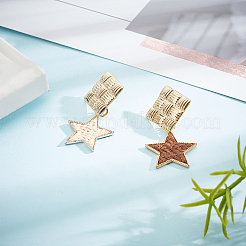 合金製菱形スタッドピアス金具10組  カン付き  プラスチック製イヤーナット50個と304ステンレス製イヤーナット20個付き  18KGP本金メッキ  25x25mm  穴：3.5mm  ピン：0.7mm&nbsp;DIY-BC0004-54