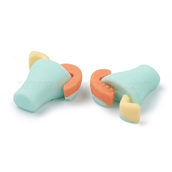 樹脂カボション  ビーチスタイル  飲み物  淡いターコイズ  15x16.5x6.5mm&nbsp;CRES-G016-08