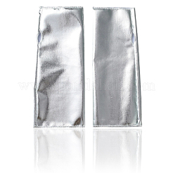 PUレザー指なし手袋  女性用コスチュームコスプレ用メタリックグローブ  銀  230x100x0.8mm&nbsp;AJEW-WH20018-116B