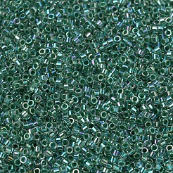 MIYUKIデリカビーズ  シリンダー  日本製シードビーズ  11/0  (db0060) ライムラインクリスタル ABS  1.3x1.6mm  穴：0.8mm  約20000個/袋  100 G /袋&nbsp;SEED-J020-DB0060