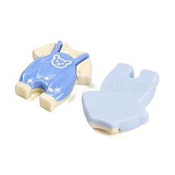 オペーク樹脂カボション  ベビーロンパース  ミックスカラー  27x23~25x5~7mm&nbsp;RE-CBA93EE-08