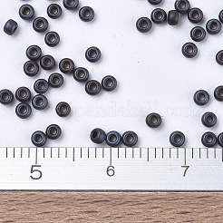 MIYUKIラウンドロカイユビーズ  日本製シードビーズ  11/0  （rr2007)マットメタリック銅レインボーアイリス  11/0  2x1.3mm  穴：0.8mm  約5500個/50g&nbsp;SEED-X0054-RR2007