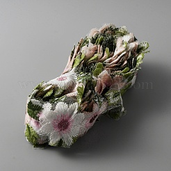 アイロン接着/縫い付けポリエステルメッシュレーストリム  裁縫用  花  カラフル  1-1/8~3-3/8インチ（29~85mm）&nbsp;OCOR-WH0066-86