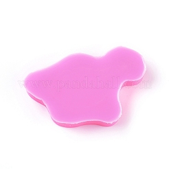 食品グレードのシリコンモールド  フォンダン型  DIYケーキデコレーション用  チョコレート  キャンディ  UVレジン＆エポキシ樹脂ジュエリー作り  恐竜  濃いピンク  52x92x16mm  内径：40x80mm&nbsp;LS-DIY-L026-112