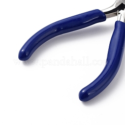 鋼のアクセサリーのペンチ  先が曲がったラジオペンチ  ブルー  12x7.7x1.3cm&nbsp;TOOL-C010-07