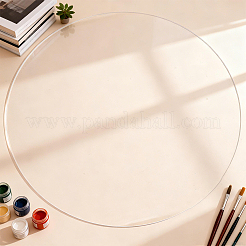 アクリル板  フラットラウンド  透明  403x3mm&nbsp;DIY-WH0671-437