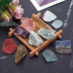 DIYジュエリー作り  アルミ線との  天然石ビーズ  ドリルなし/穴なしビーズ  ナゲット&nbsp;DIY-PH0025-93