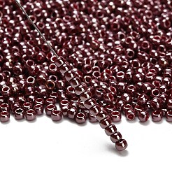 トーホー 8/0ラウンドビーズ  日本製シードビーズ  （460)つの不透明なブラウンゴールドの光沢  3mm  穴：1mm  約10000個/ポンド&nbsp;SEED-TR08-0460