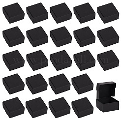 紙製の折りたたみボックス  段ボール箱  私書箱  正方形  ブラック  4.1x3.8x2cm&nbsp;CON-TAC0010-93C
