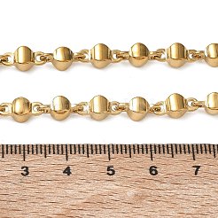 女性用304ステンレススチールリンクチェーンネックレス  ゴールドカラー  16.38インチ（41.6cm）&nbsp;SA-CBA4051-06G