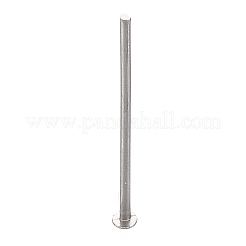変色しにくい304ステンレススチール製フラットヘッドピン  ステンレス鋼色  18x0.7mm（21ゲージ）  ヘッド：1.7mm&nbsp;LS-STAS-I166-29P