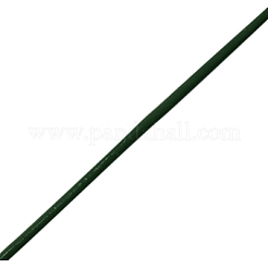 牛革レザーコード  革のアクセサリーコード  ジュエリーDIY製版材料  ラウンド  染め  グリーン  1.5mm&nbsp;X-LC-1.5MM-10