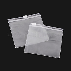 透明PVC製再封可能保存袋 20個  正方形  透明  10x10x0.05~0.7cm  片側の厚さ：5.5ミル（0.14mm）&nbsp;ABAG-TADJ0001-02