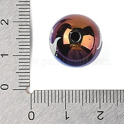 ハロウィーン UVメッキアクリルビーズ  幽霊と丸い  カラフル  16mm  穴：2.8mm&nbsp;LS-OACR-M013-08A-01