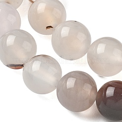天然樹枝状瑪瑙ビーズ連売り  グレードAB  ラウンド  10mm  穴：1.2mm  約38個/連  14.96''（38センチメートル）&nbsp;G-C011-10mm-01