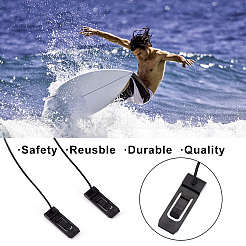 プラスチック sup スプリットサーファーパドルボードフィンクリップ  ブラック  170mm&nbsp;AJEW-WH0258-882
