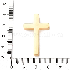 304ステンレスペンダント  ルーン文字の十字架  クロス  PVD真空メッキ  長持ちメッキ  ゴールドカラー  37x22x5mm  穴：3mm&nbsp;STAS-P421-10G