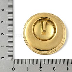 304ステンレスペンダント  イオンプレーティング（ip）  フラットラウンドのチャーム  18KGP本金メッキ  33x6mm  穴：5.5x3mm&nbsp;STAS-D376-14G