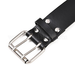 合成皮革ウサギ毛ベルト  淡いチソウ  1100x38mm&nbsp;AJEW-WH20019-57A