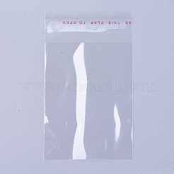 セロハンのOPP袋  長方形  透明  10x6cm  一方的な厚さ：0.035mm  インナー対策：7.5x6のCM&nbsp;X-OPC-R012-01