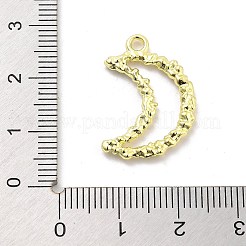 合金ペンダント  ゴールドカラー  ムーン  23x16x2mm  穴：2mm&nbsp;X1-FIND-M078-01A-G