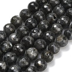 天然ラルビカイトビーズ連売り  多面カット  ラウンド  12mm  穴：1.2mm  約32~33個/連  14.76~15.16''（37.5~38.5センチメートル）&nbsp;G-C280-B06-12mm